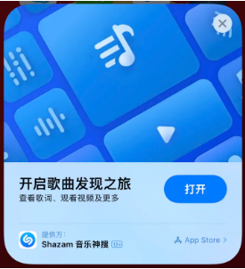 罗湖苹果14维修站分享iPhone14音乐识别功能使用方法 